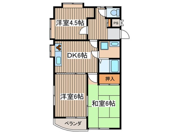 アメニティ相模原の物件間取画像